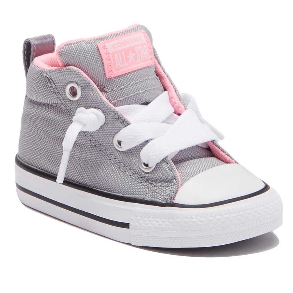 Grey & Pink Converse